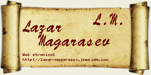 Lazar Magarašev vizit kartica